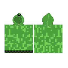 PONCHO RĘCZNIK KĄPIELOWY 50 X 115 CM MINECRAFT MC044