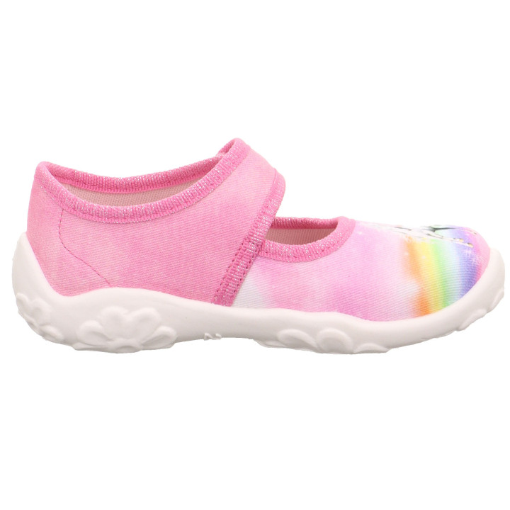 PANTOFLE TEKSTYLNE KAPCIE SUPERFIT BONNY ROSA 1-000281-5530