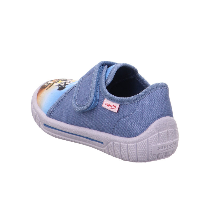 PANTOFLE TEKSTYLNE KAPCIE SUPERFIT BILL BLAU 1-800271-8010