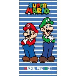 RĘCZNIK KĄPIELOWY PLAŻOWY 70 X 140 CM SUPER MARIO SMARIO230615-R