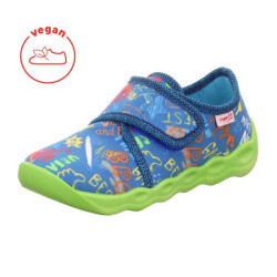 TEXTILE SLIPPERS SUPERFIT BUBBLE BLAU 1-006273-8000