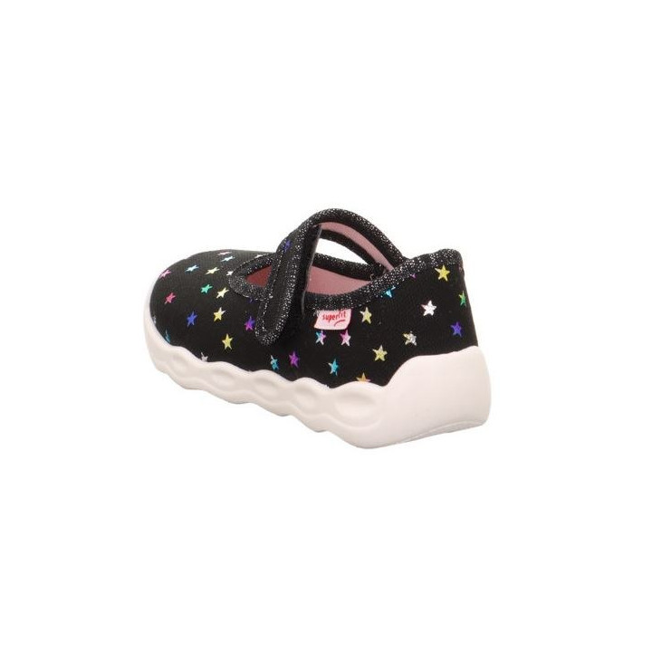 TEXTILE SLIPPERS SUPERFIT BUBBLE SCHWARZ 1-006271-0030
