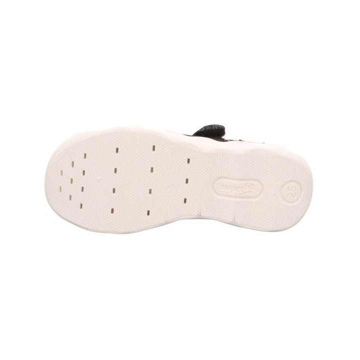 PANTOFLE TEKSTYLNE KAPCIE SUPERFIT BUBBLE SCHWARZ 1-006271-0030
