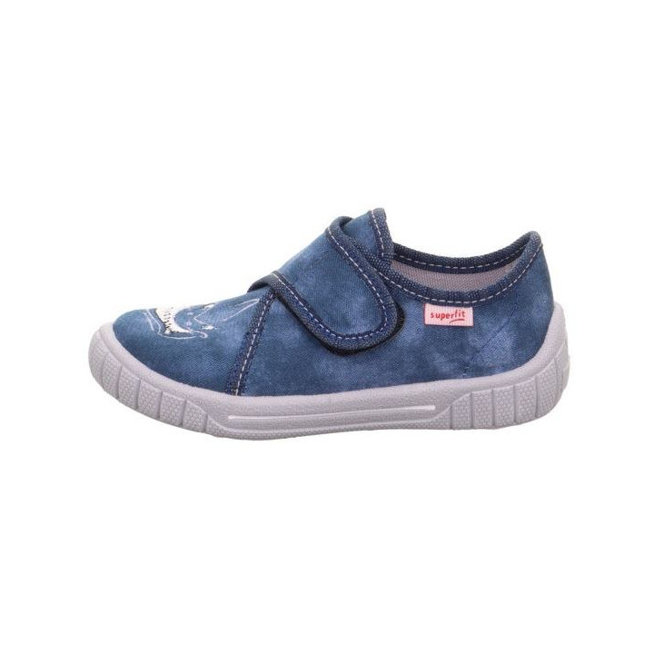PANTOFLE TEKSTYLNE KAPCIE SUPERFIT BILL BLAU 1-800278-8060
