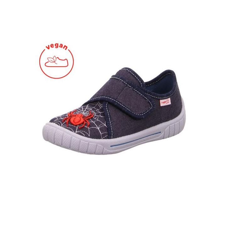PANTOFLE TEKSTYLNE KAPCIE SUPERFIT BILL BLAU/ROT 1-000271-8100