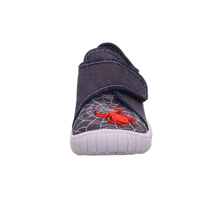 PANTOFLE TEKSTYLNE KAPCIE SUPERFIT BILL BLAU/ROT 1-000271-8100