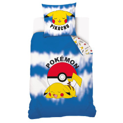 POŚCIEL BAWEŁNIANA 140 X 200 CM POKEMON PIKACHU POK2230613-PP