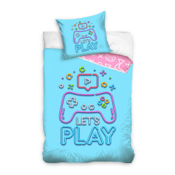 POŚCIEL BAWEŁNIANA 160 X 200 CM GAMER PAD NL221169