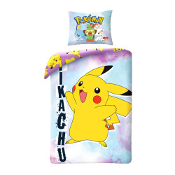 SINGLE DUVET SET 140 X 200 CM POKEMON PIKACHU POK-650BL