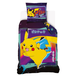 POŚCIEL BAWEŁNIANA 140 X 200 CM POKEMON PIKACHU POK1230619-PP