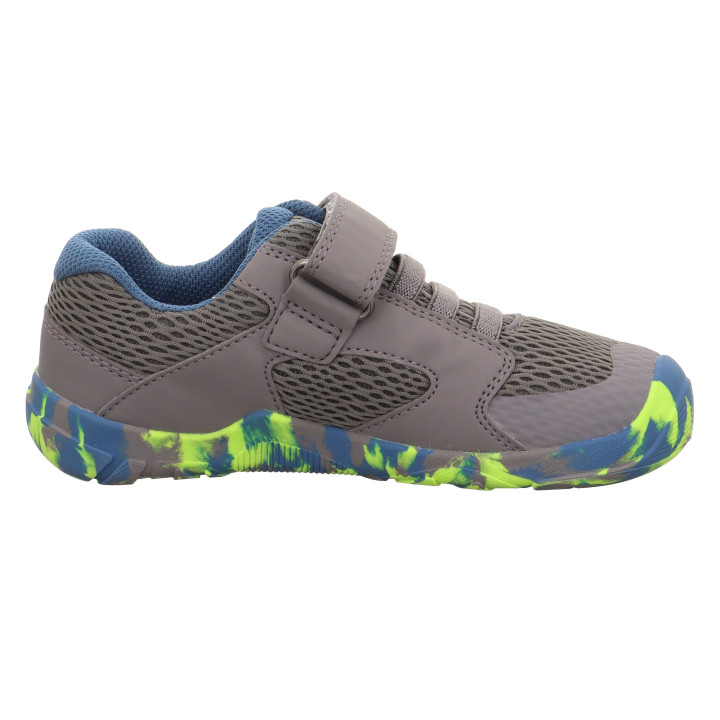 SNEAKERSY BAREFOOT SUPERFIT TRACE HELLGRAU/GELB 1-006030-2500