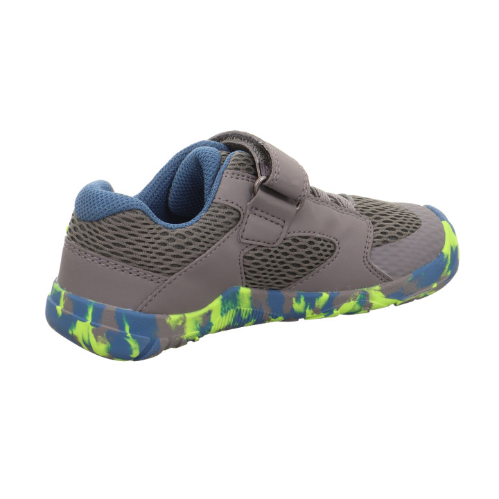 SNEAKERS BAREFOOT SUPERFIT TRACE HELLGRAU/GELB 1-006030-2500