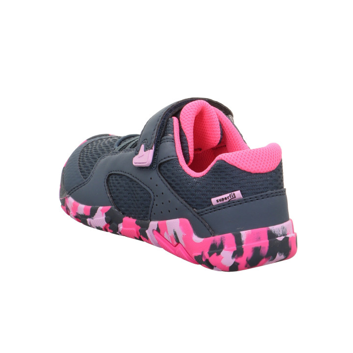 SNEAKERS BAREFOOT SUPERFIT TRACE BLAU/PINK 1-006030-8020