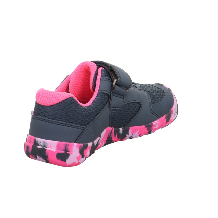 SNEAKERSY BAREFOOT SUPERFIT TRACE BLAU/PINK 1-006030-8020