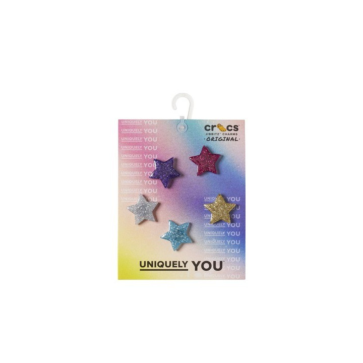 CROCS JIBBITZ™ CHARMS PRZYPINKI 10012932 ICON GLITTER STARS 5-PACK