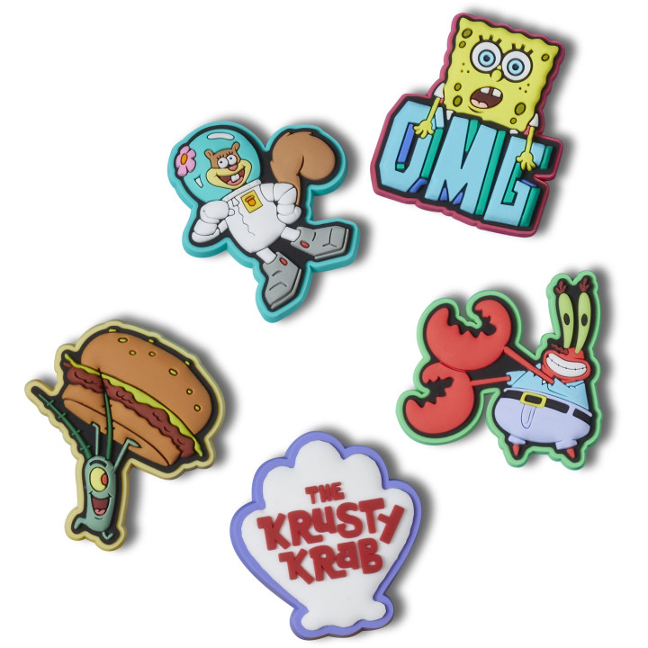 CROCS JIBBITZ™ CHARMS PRZYPINKI 10010012 SPONGEBOB 5-PACK