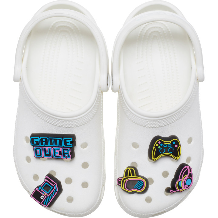 CROCS JIBBITZ™ CHARMS 10012094 LIGHTS UP NEON GAMER 5-PACK