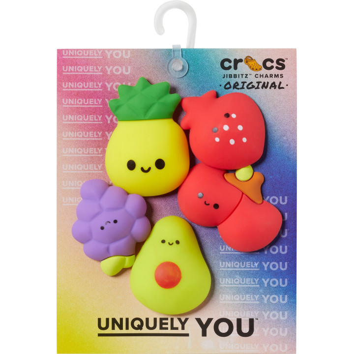 CROCS JIBBITZ™ CHARMS PRZYPINKI 10012181 SQUISH FRUITS 5-PACK