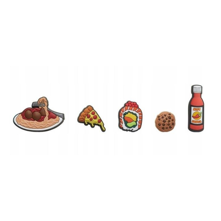 CROCS JIBBITZ™ CHARMS PRZYPINKI 10008661 FOOD PLEASE 5-PACK