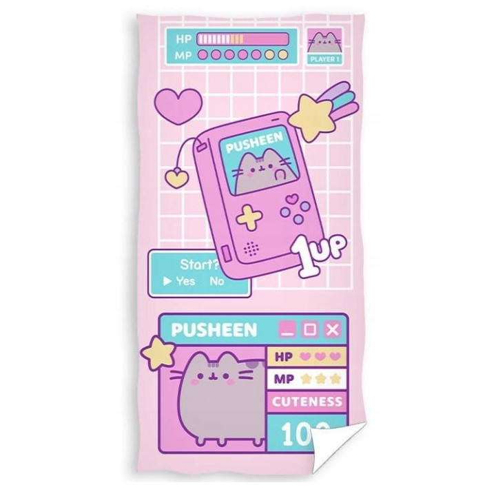 BATH TOWEL 70 X 140 CM PUSHEEN THE CAT PTC232304-R
