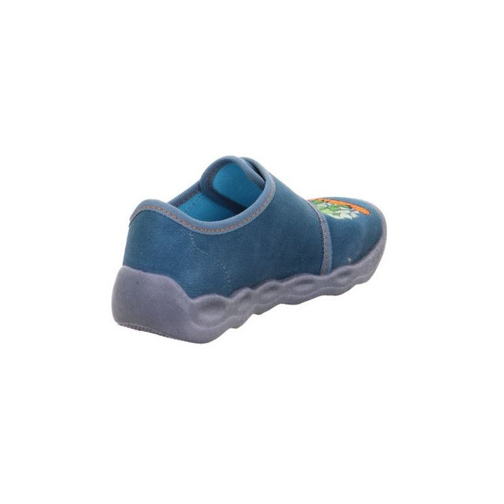 PANTOFLE TEKSTYLNE KAPCIE SUPERFIT BUBBLE BLAU 1-006274-8020