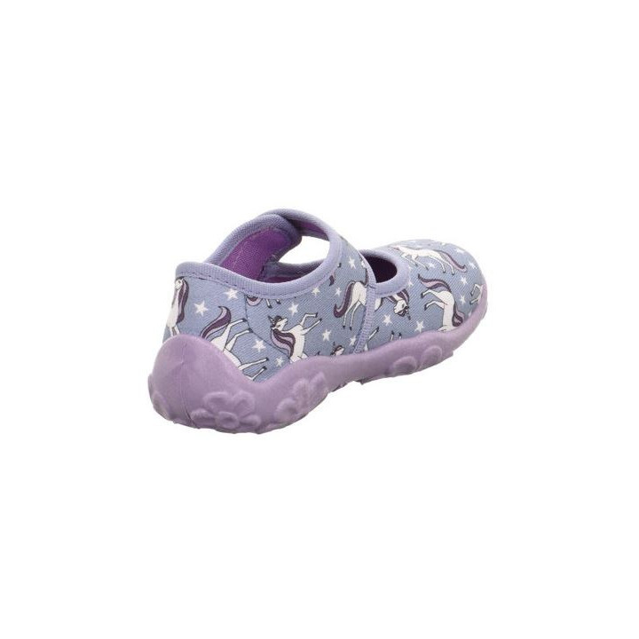 PANTOFLE TEKSTYLNE KAPCIE SUPERFIT BONNY BLAU/MEHRFARBIG 1-800283-8080