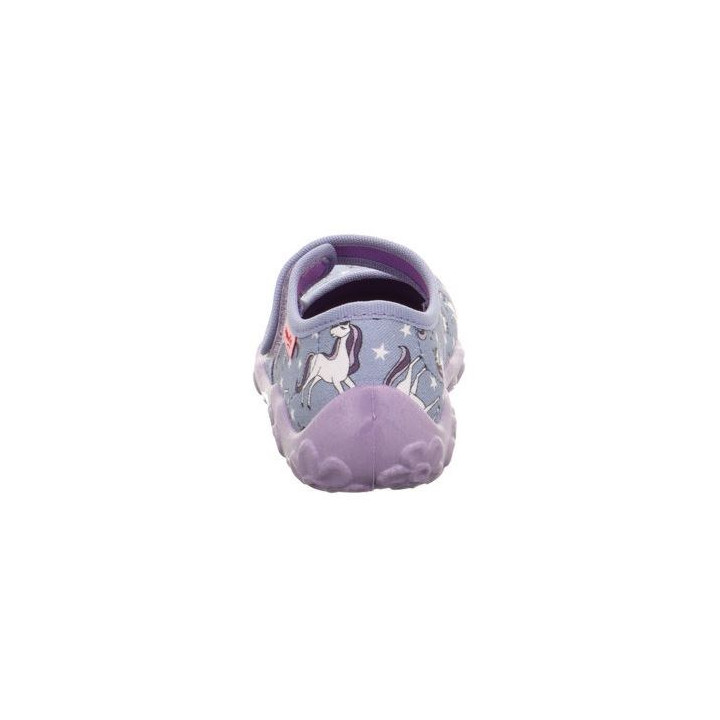 PANTOFLE TEKSTYLNE KAPCIE SUPERFIT BONNY BLAU/MEHRFARBIG 1-800283-8080
