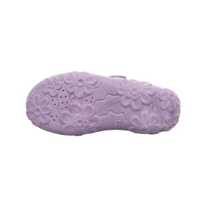 PANTOFLE TEKSTYLNE KAPCIE SUPERFIT BONNY BLAU/MEHRFARBIG 1-800283-8080