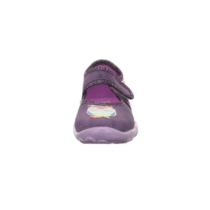PANTOFLE TEKSTYLNE KAPCIE SUPERFIT BONNY LILA 1-000280-8510