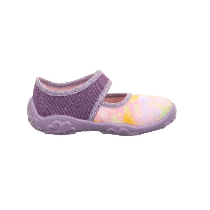 PANTOFLE TEKSTYLNE KAPCIE SUPERFIT BONNY LILA 1-000280-8500