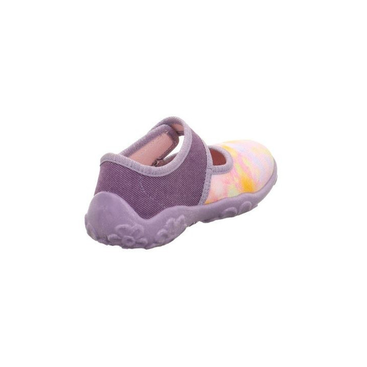 PANTOFLE TEKSTYLNE KAPCIE SUPERFIT BONNY LILA 1-000280-8500