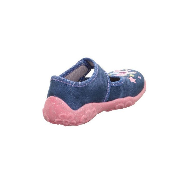 TEXTILE SLIPPERS SUPERFIT BONNY BLAU/PINK 1-800282-8070