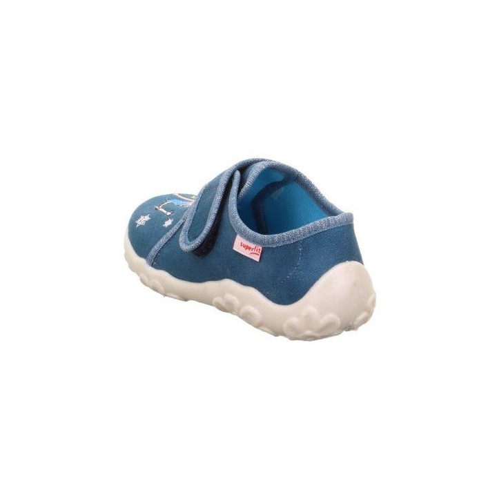 PANTOFLE TEKSTYLNE KAPCIE SUPERFIT BONNY TURKUS 1-000258-8060