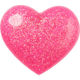 CROCS JIBBITZ™ CHARMS 10009905 PINK 3D GLITTER HEART
