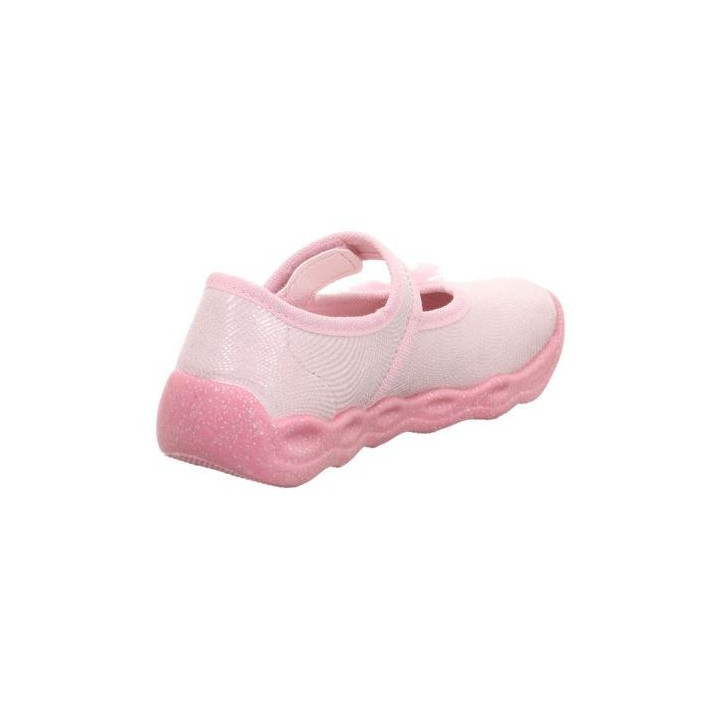 PANTOFLE TEKSTYLNE KAPCIE SUPERFIT BUBBLE ROSA 1-006271-5540