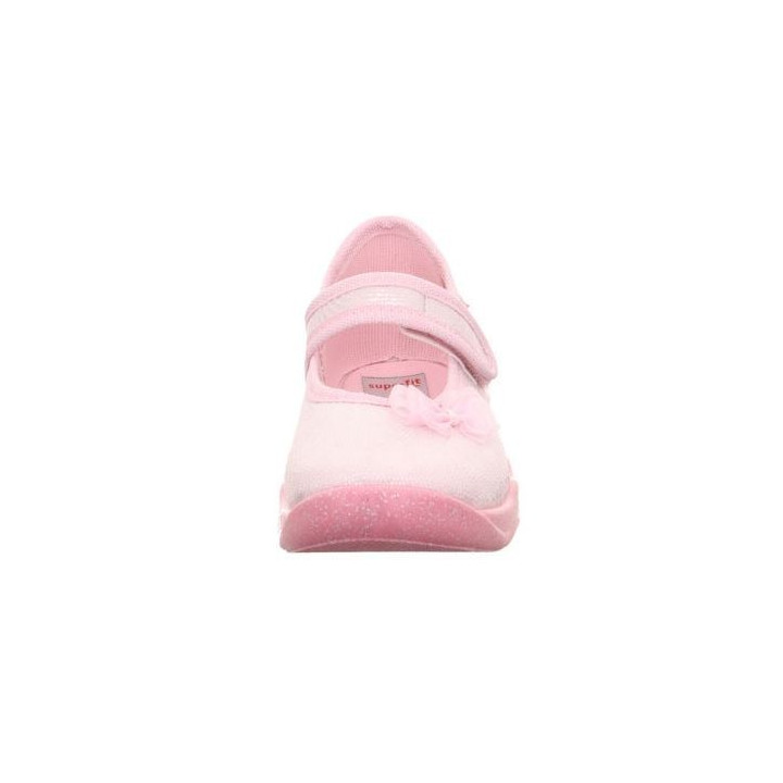 PANTOFLE TEKSTYLNE KAPCIE SUPERFIT BUBBLE ROSA 1-006271-5540