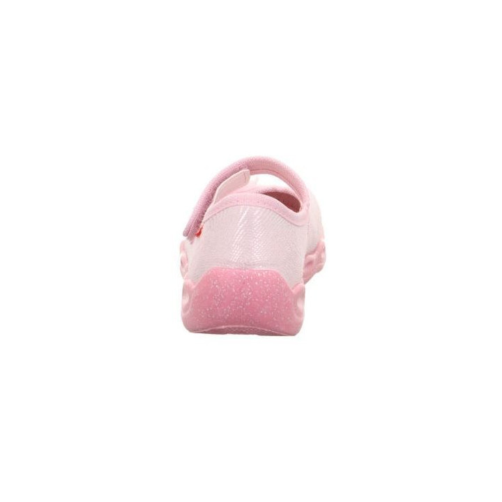 PANTOFLE TEKSTYLNE KAPCIE SUPERFIT BUBBLE ROSA 1-006271-5540
