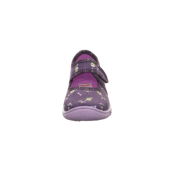 PANTOFLE TEKSTYLNE KAPCIE SUPERFIT BELINDA LILA/MEHRFARBIG 1-800288-8530