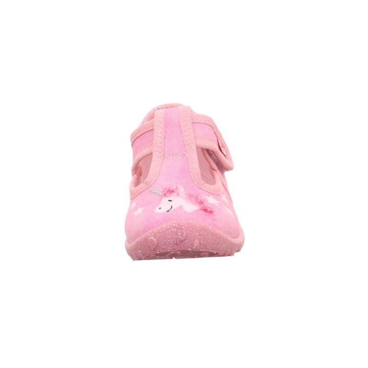 PANTOFLE TEKSTYLNE KAPCIE SUPERFIT SPOTTY ROSA 1-009256-5530