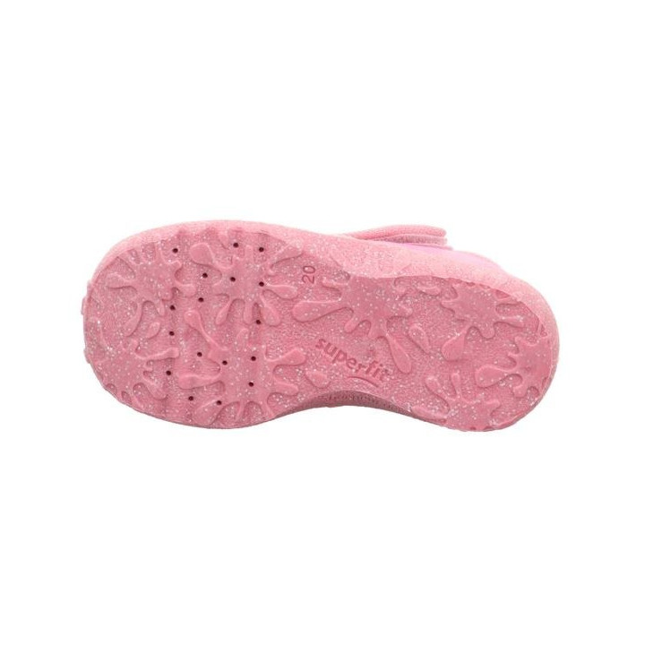 PANTOFLE TEKSTYLNE KAPCIE SUPERFIT SPOTTY ROSA 1-009256-5530