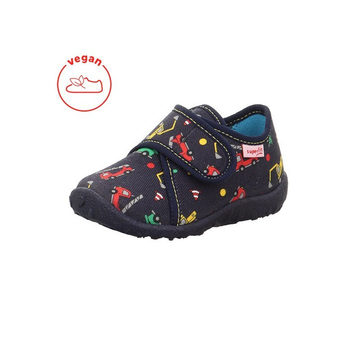 TEXTILE SLIPPERS SUPERFIT SPOTTY BLAU/MEHRFARBIG 1-009246-8130