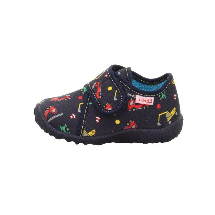 TEXTILE SLIPPERS SUPERFIT SPOTTY BLAU/MEHRFARBIG 1-009246-8130