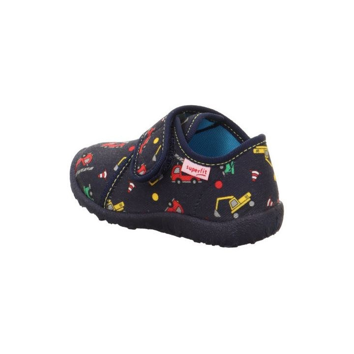 TEXTILE SLIPPERS SUPERFIT SPOTTY BLAU/MEHRFARBIG 1-009246-8130