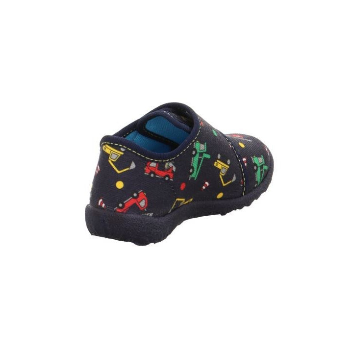 PANTOFLE TEKSTYLNE KAPCIE SUPERFIT SPOTTY BLAU/MEHRFARBIG 1-009246-8130