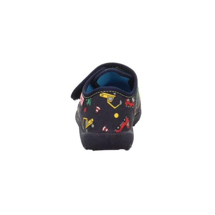 PANTOFLE TEKSTYLNE KAPCIE SUPERFIT SPOTTY BLAU/MEHRFARBIG 1-009246-8130