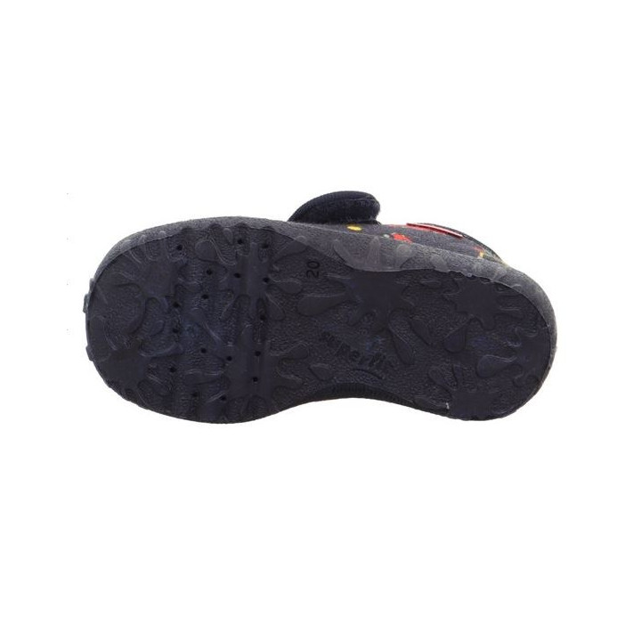 PANTOFLE TEKSTYLNE KAPCIE SUPERFIT SPOTTY BLAU/MEHRFARBIG 1-009246-8130