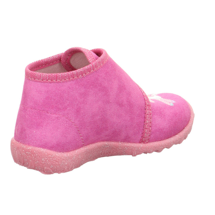 PANTOFLE TEKSTYLNE KAPCIE SUPERFIT SPOTTY ROSA 1-009253-5550