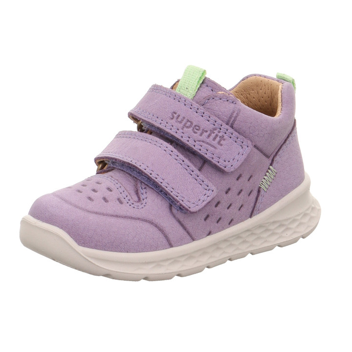 SNEAKERS SUPERFIT BREEZE LILA/HELLGRUN 1-000363-8530