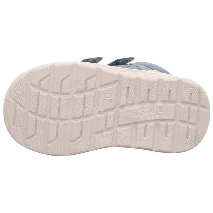 SNEAKERSY SUPERFIT BREEZE HELLBLAU/GELB 1-000363-8040