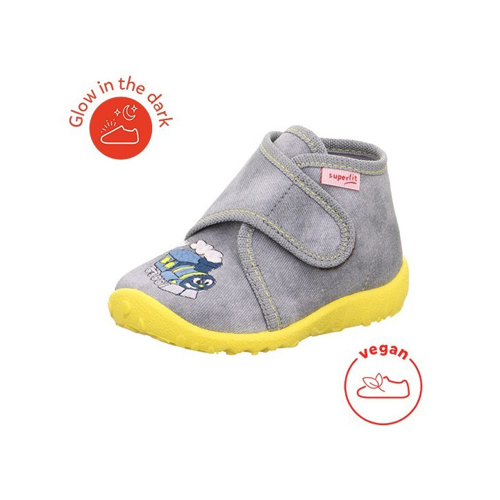 TEXTILE SLIPPERS SUPERFIT SPOTTY GRAU 1-009253-2010